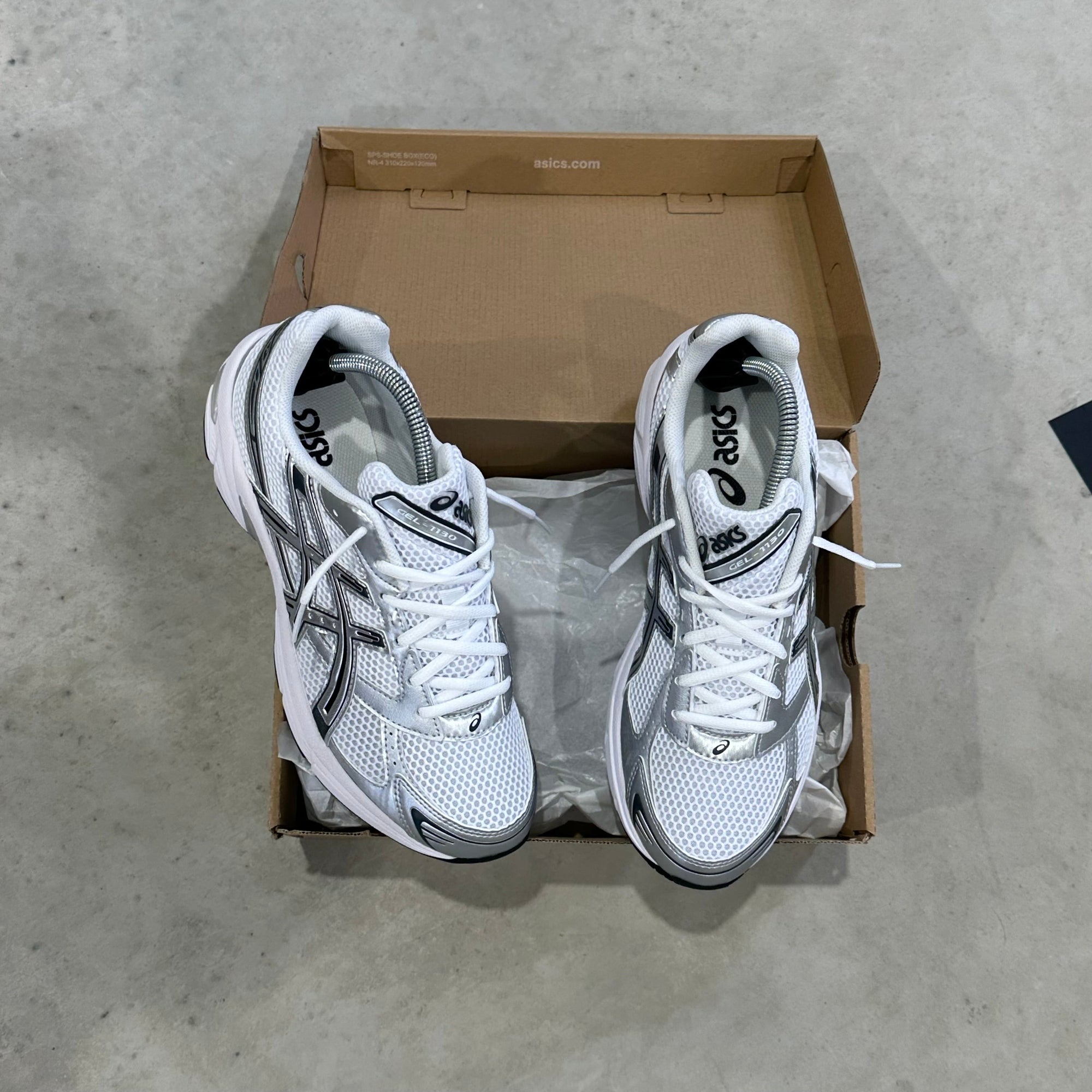Asics Gel 1130 white pure silver