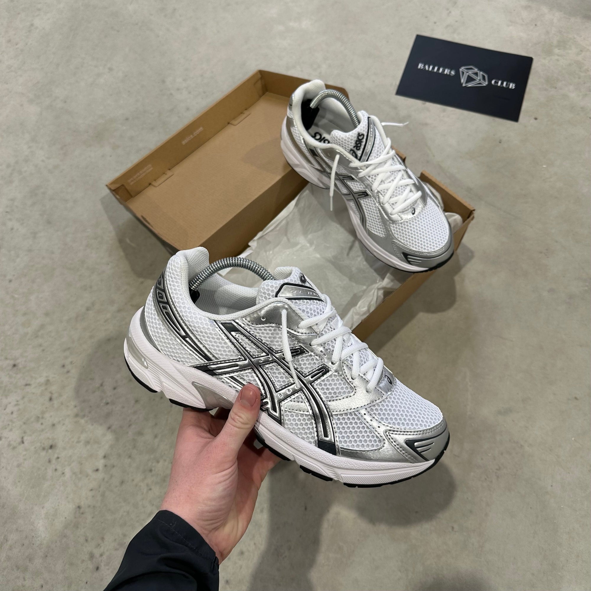 Asics Gel 1130 white pure silver