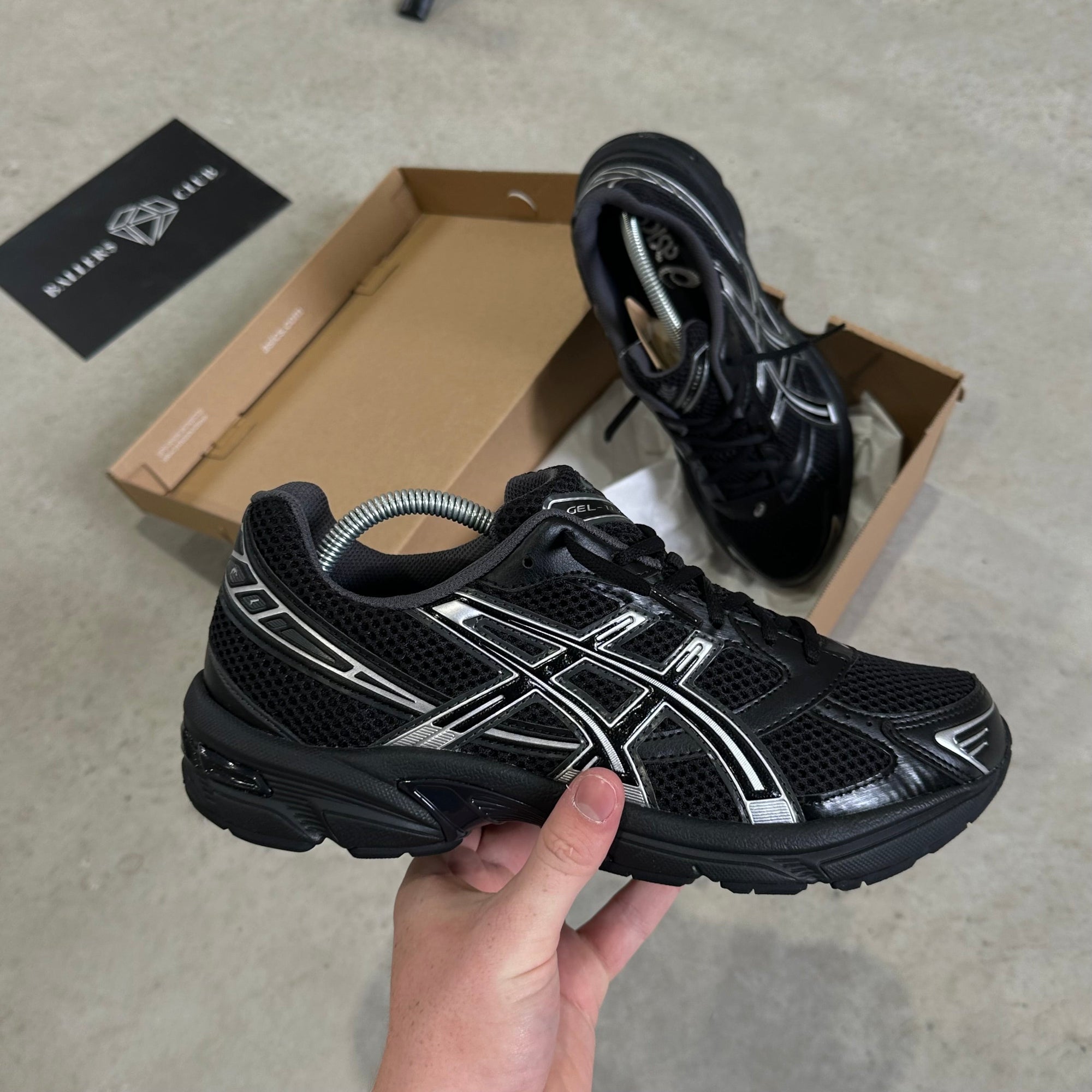 Asics Gel-1130 Black Pure Silver