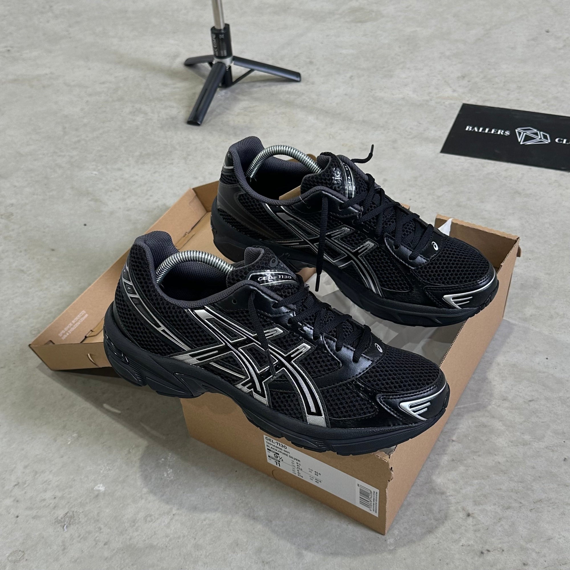 Asics Gel-1130 Black Pure Silver