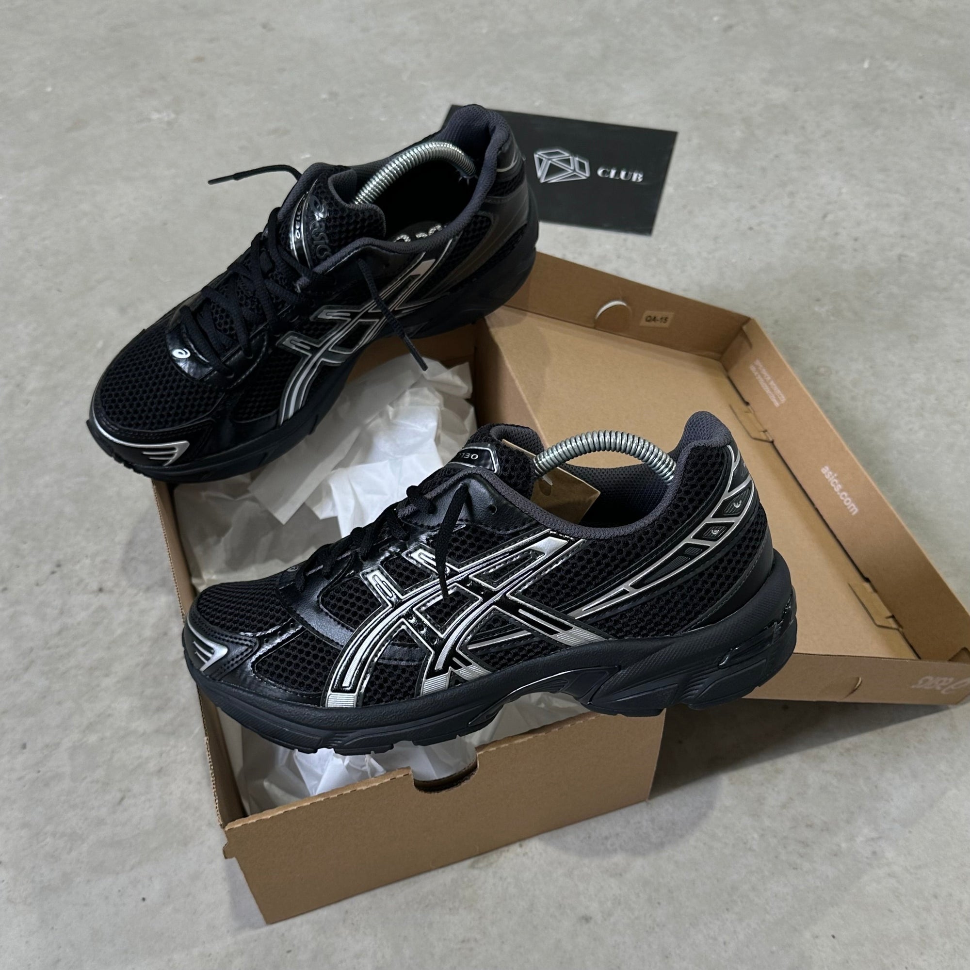 Asics Gel-1130 Black Pure Silver