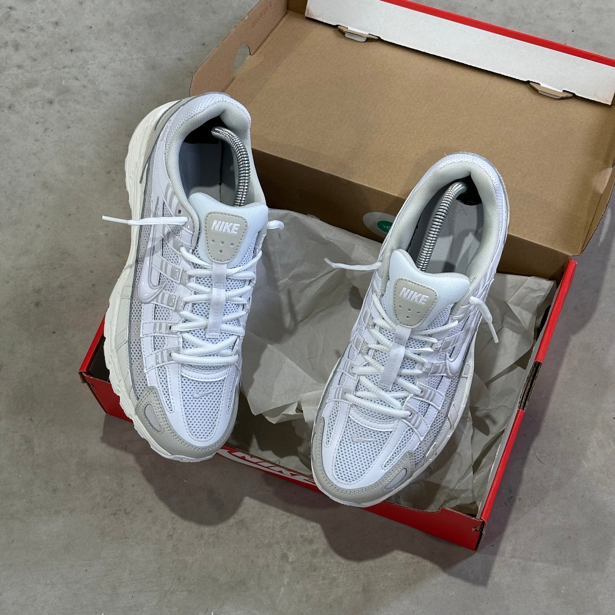 Nike P-6000 White Sail Vast Grey