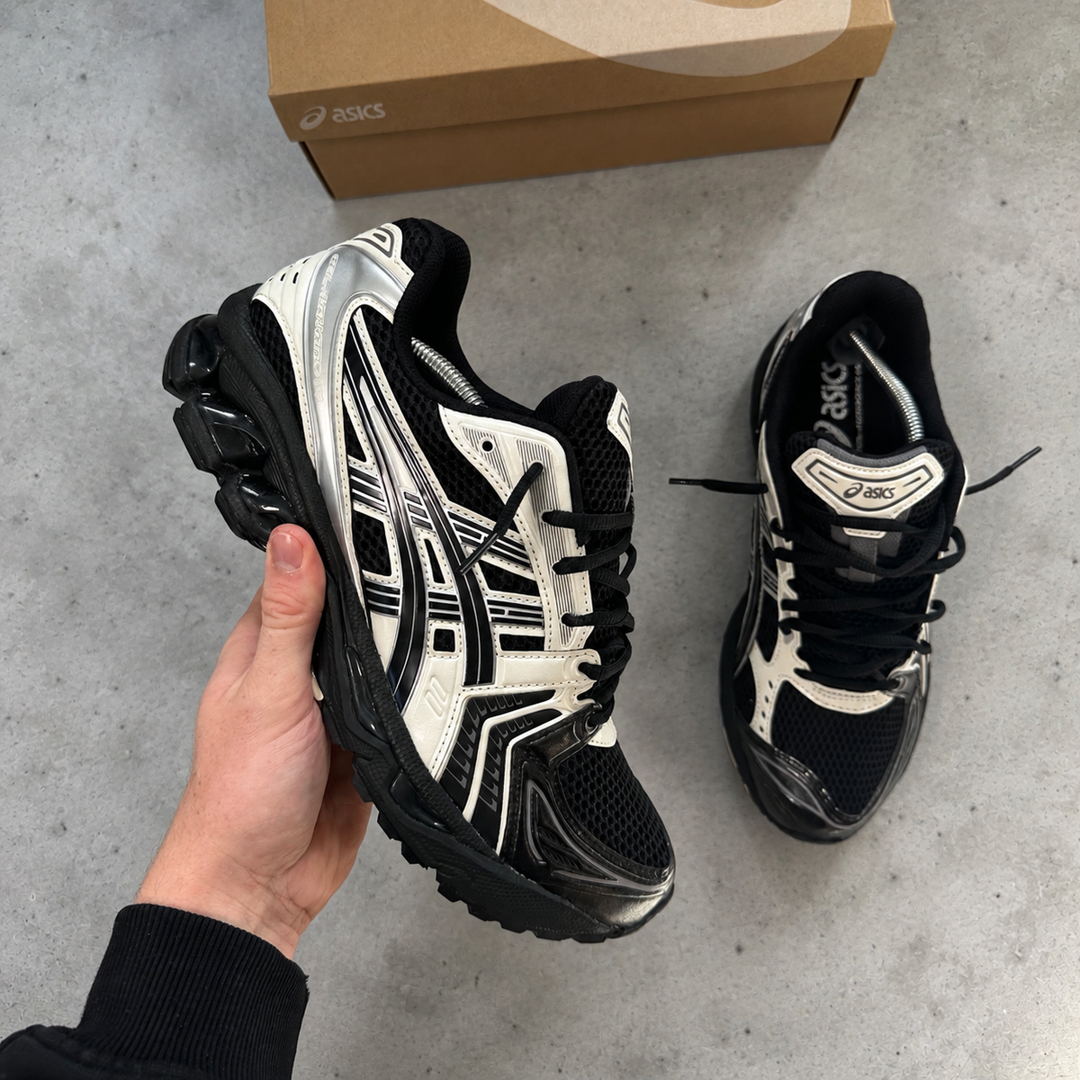 Asics Gel-Kayano 14 Black Cream