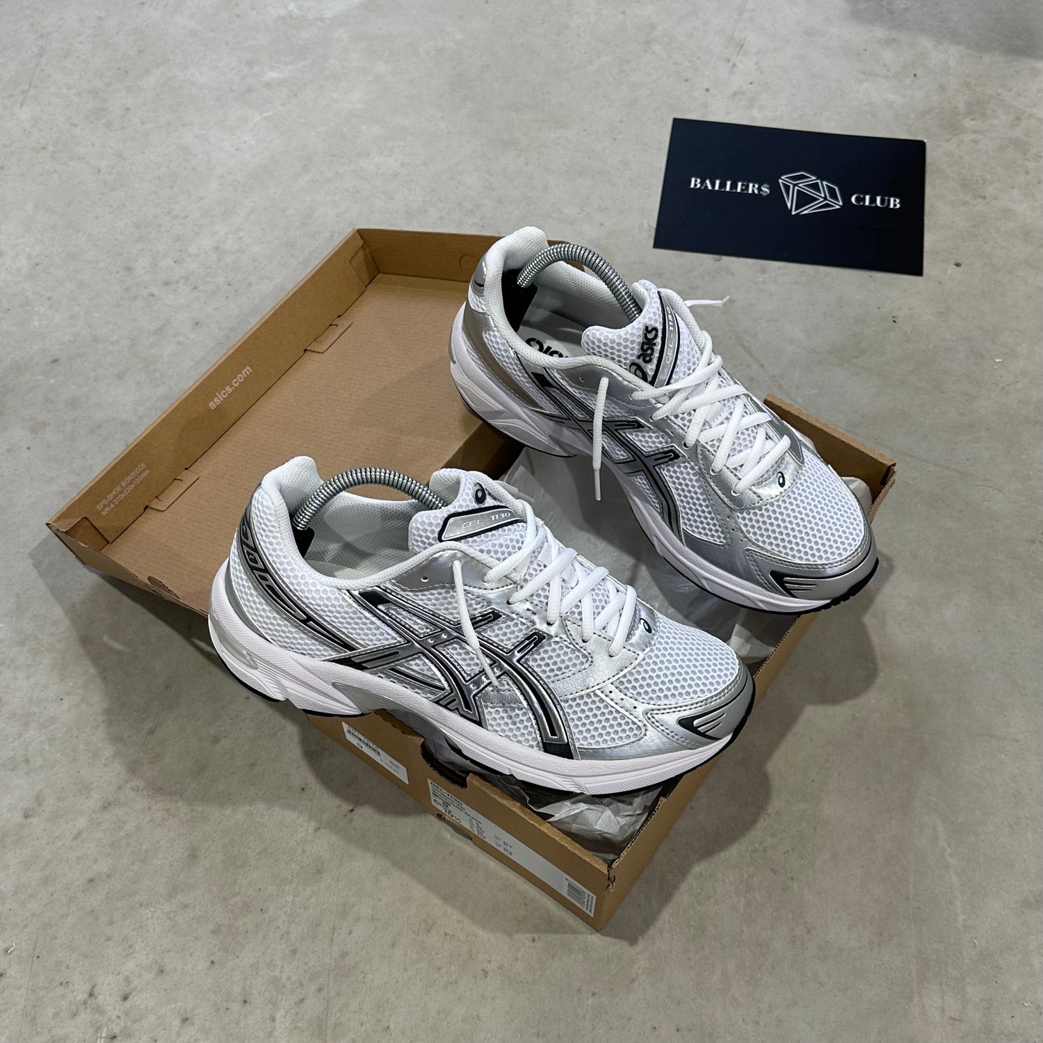 Asics Gel 1130 white pure silver