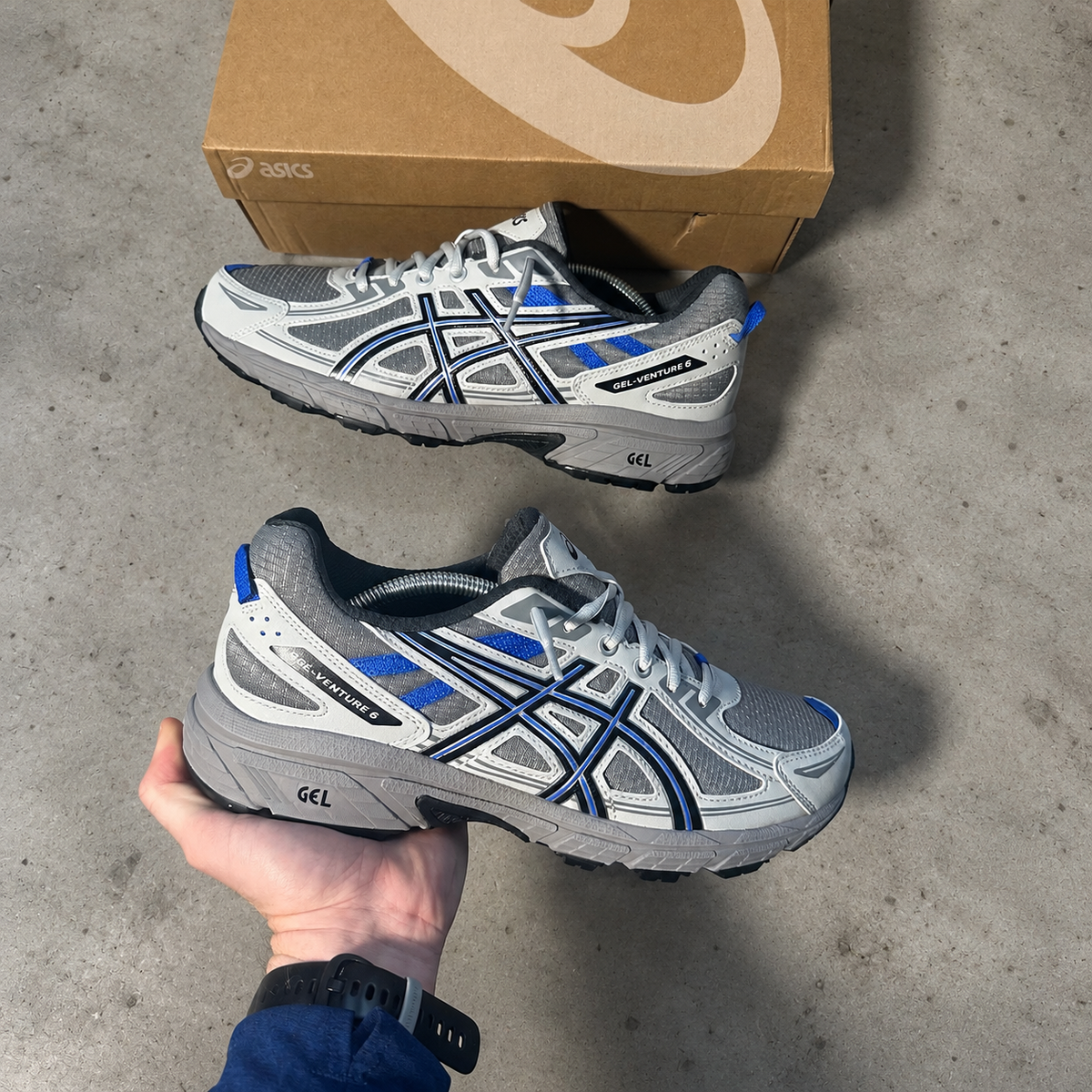Asics Gel Venture 6 Blue Clay Grey