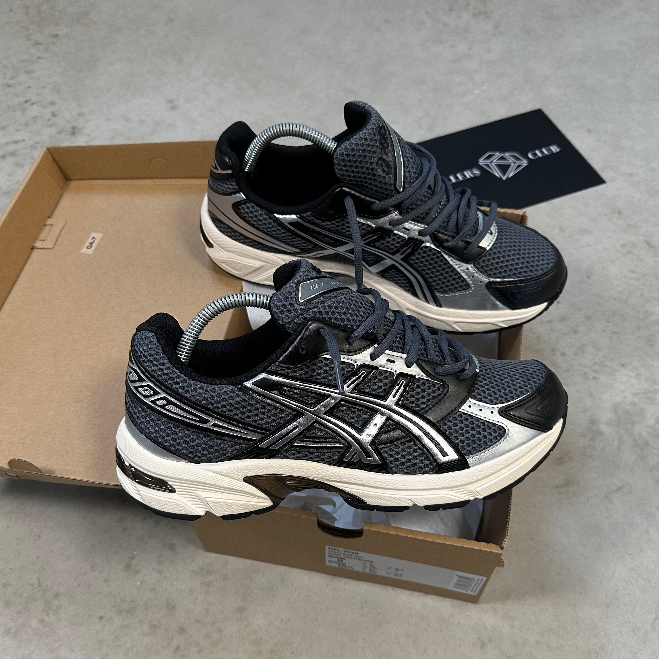 Asics Gel-1130 Steel Grey Black – THE BALLER$ CLUB
