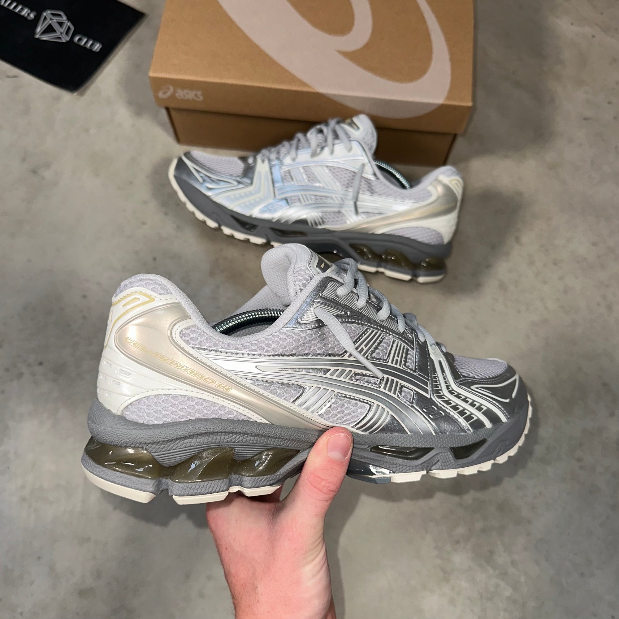 ASICS Gel-Kayano 14 Concrete Pure Silver