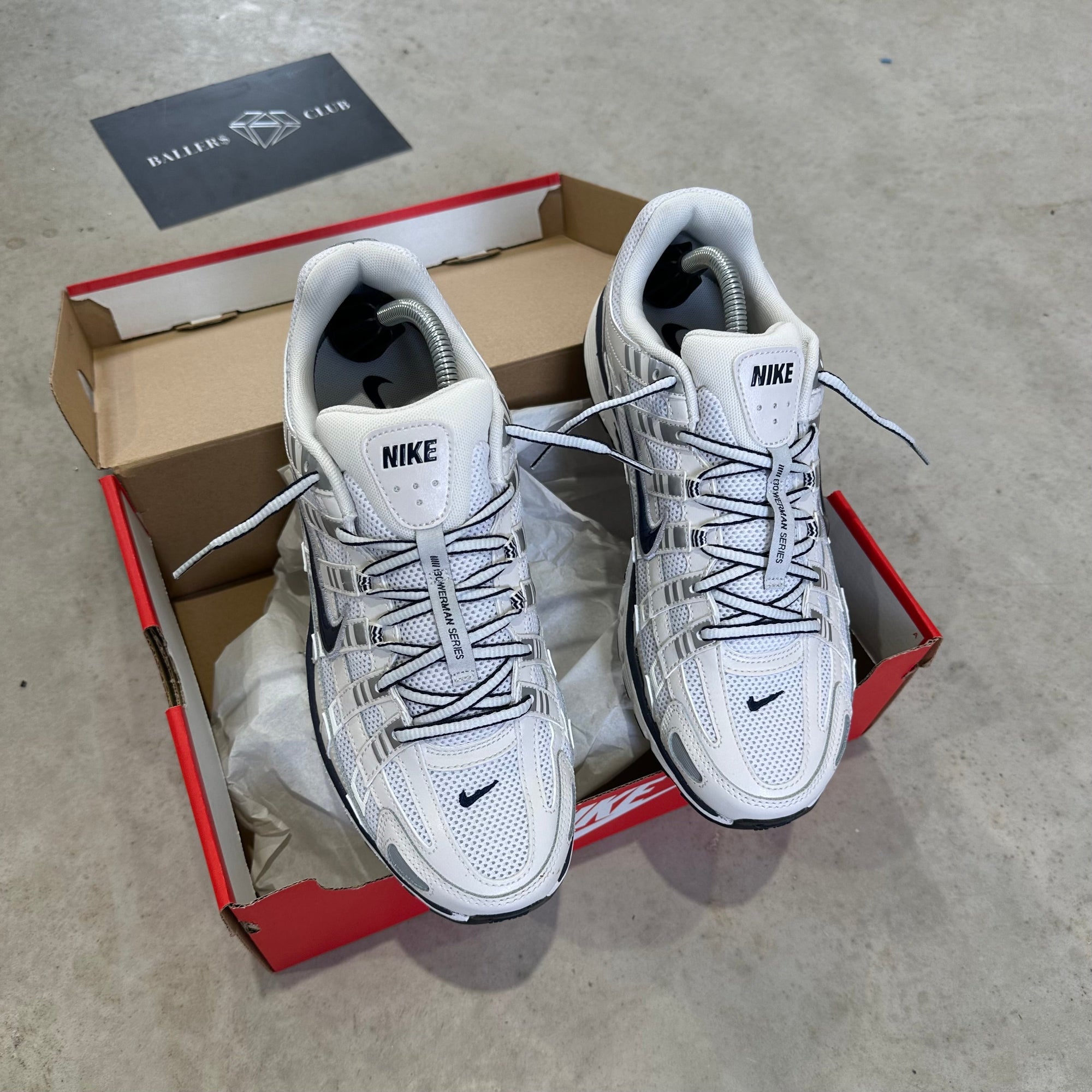 Nike P-6000 Obsidian white