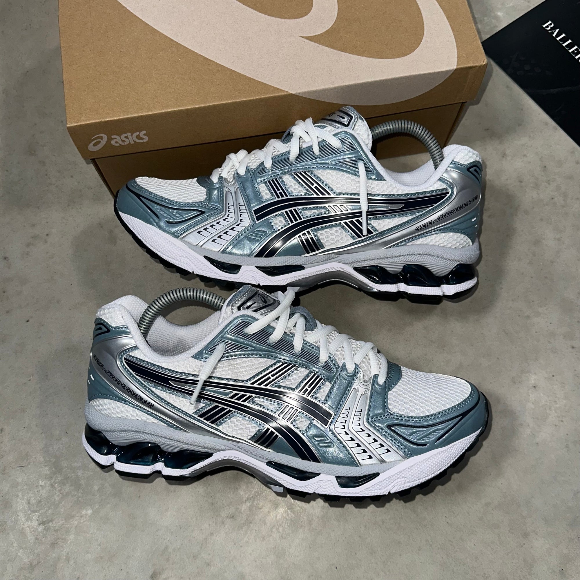 Asics Gel-Kayano 14 White Fjord Grey