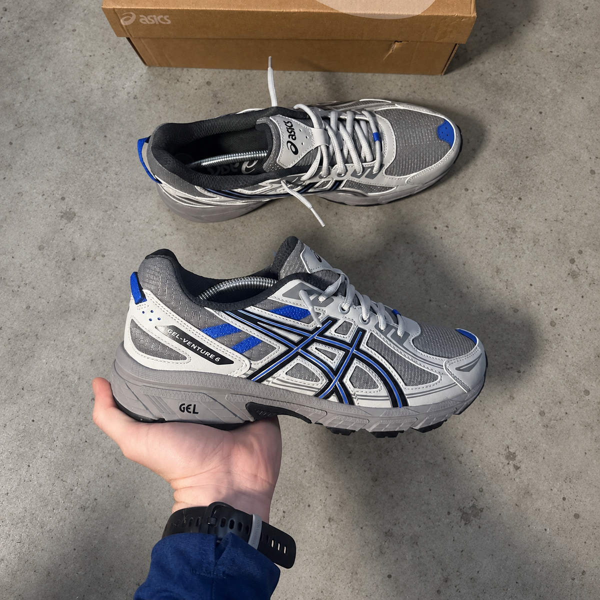 Asics Gel Venture 6 Blue Clay Grey