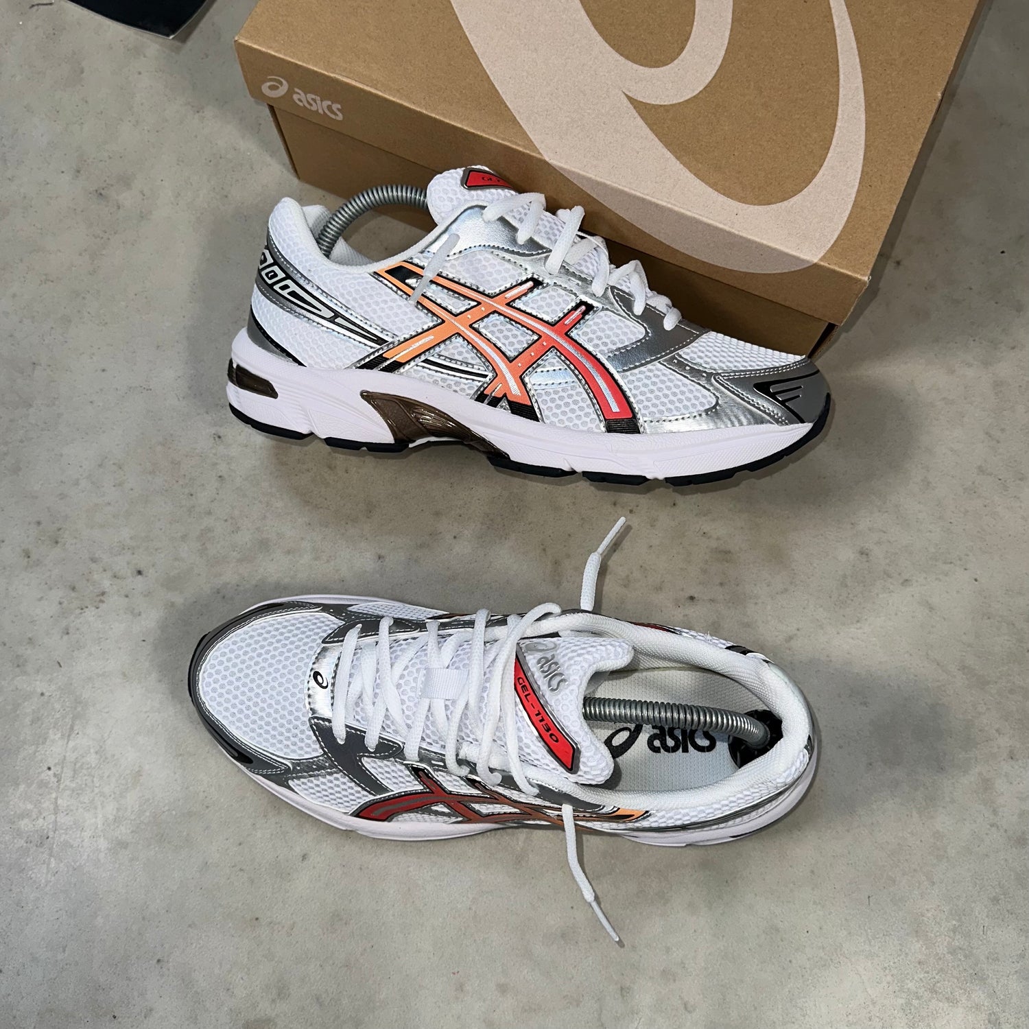 ASICS Gel-1130 White Red Snapper