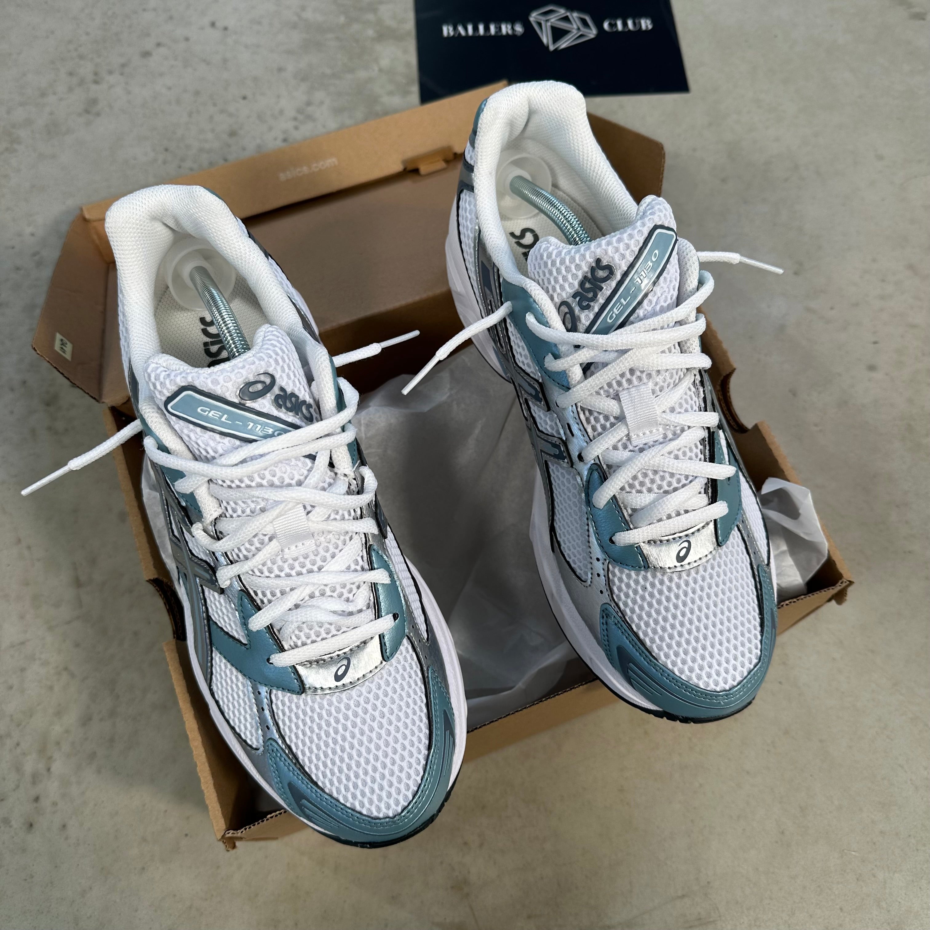 Asics Gel-1130 White Shark Skin – THE BALLER$ CLUB